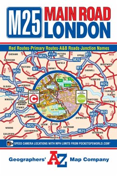 M25 Main Road Map of London - Geographers' A-Z Map Company