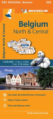 Belgium North & Central - Michelin Regional Map 533 - Michelin