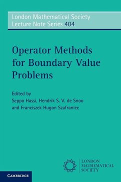 Operator Methods for Boundary Value Problems