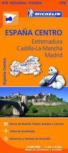 Extremadura, Castilla La Mancha, Madrid - Michelin Regional Map 576