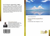 Lire la Genèse aujourd'hui-TOME I