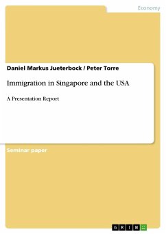 Immigration in Singapore and the USA - Jueterbock, Daniel Markus;Torre, Peter