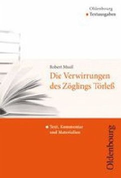 Cover Die Verwirrungen des Zöglings Törleß