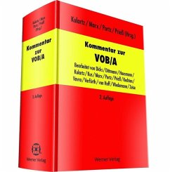 Kommentar zur VOB/A - Kulartz, Hans-Peter;Marx, Fridhelm;Portz, Norbert