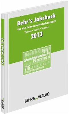 Cover Behr's Jahrbuch für die Lebensmittelwirtschaft 2013