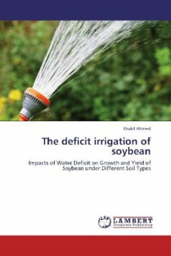 The deficit irrigation of soybean