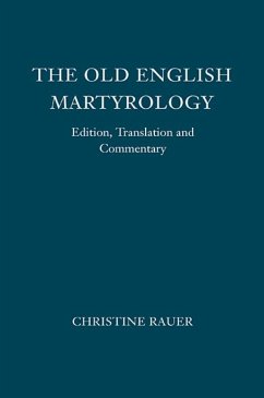 The Old English Martyrology