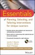 Essentials of Planning, Selecting, and... - Bild 1
