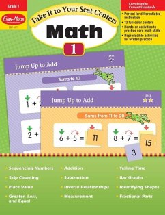 Take It to Your Seat: Math Centers, Grade 1 Teacher Resource - Evan-Moor Educational Publishers