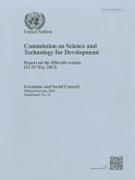 Commission on Science and Technology for Development: Report on the Fifteenth Session (21-25 May 2012)