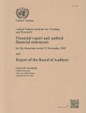 Report of the Board of Auditors on Un Institute for Training and Research for Year Ended 31 December 2011
