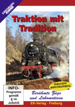 Cover Berühmte Züge und Lokomotiven: Traktion mit Tradition, DVD-Video