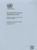 Report of the United Nations Permanent Forum on Indigeous Issues During the Eleventh Session (7-18 May 2012)