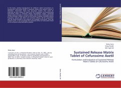 Sustained Release Matrix Tablet of Cefuroxime Axetil - Saini, Nisha;Pandit, Vinay;Ali, Md. Sajid