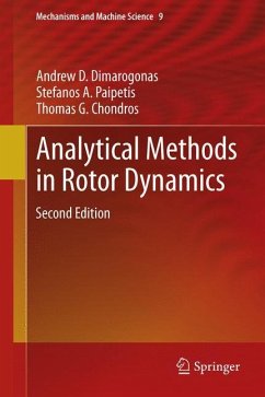Analytical Methods in Rotor Dynamics - Dimarogonas, Andrew D.;Paipetis, Stephanos A.;Chondros, Thomas G.