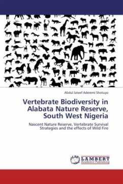 Vertebrate Biodiversity in Alabata Nature Reserve, South West Nigeria
