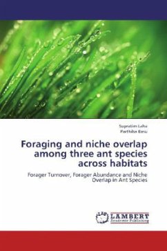 Foraging and niche overlap among three ant species across habitats - Laha, Supratim;Basu, Parthiba
