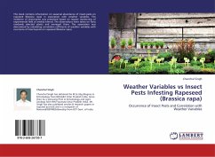 Weather Variables vs Insect Pests Infesting Rapeseed (Brassica rapa) - Singh, Chanchal