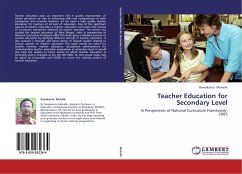 Teacher Education for Secondary Level