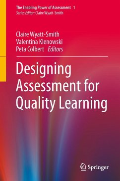 Cover Designing Assessment for Quality Learning