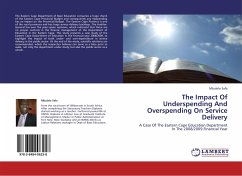 The Impact Of Underspending And Overspending On Service Delivery