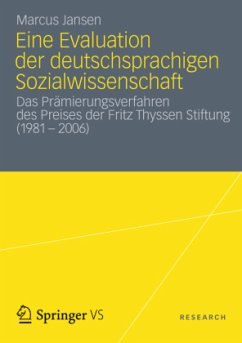 Eine Evaluation der deutschsprachigen Sozialwissenschaft - Jansen, Marcus