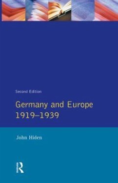 Germany and Europe 1919-1939 - Hiden, John