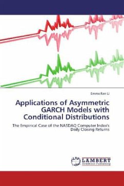 Applications of Asymmetric GARCH Models with Conditional Distributions