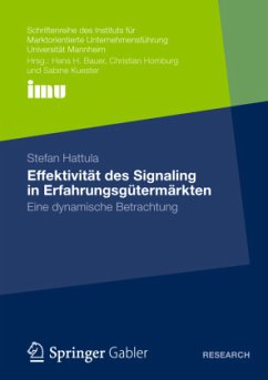 Effektivität des Signaling in Erfahrungsgütermärkten - Hattula, Stefan