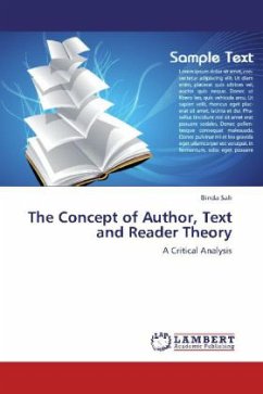 The Concept of Author, Text and Reader Theory - Sah, Binda