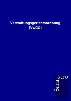 Cover Verwaltungsgerichtsordnung (VwGO)