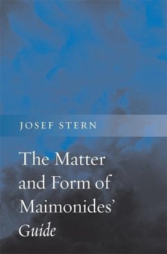 The Matter and Form of Maimonides' Guide - Stern, Josef