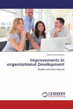 Improvements in organizational Development - Hussain Basha, Shaik
