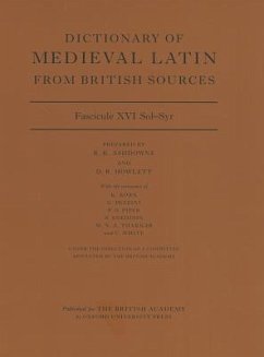 Dictionary of Medieval Latin from British Sources