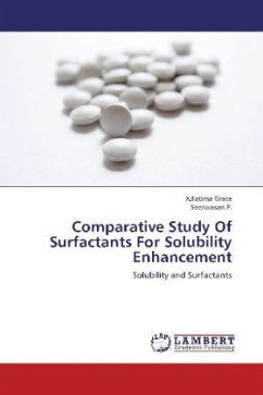 Comparative Study Of Surfactants For Solubility Enhancement - Grace, X.Fatima;P., Seenivasan