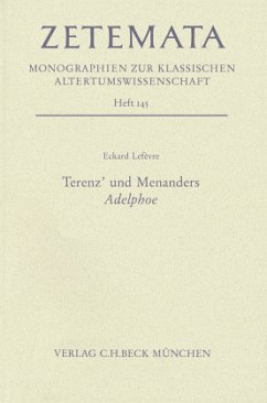 Terenz' und Menanders Adelphoe - Lefèvre, Eckard