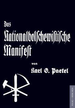 Das Nationalbolschewistische Manifest - Paetel, Karl O.