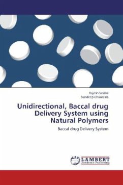 Unidirectional, Baccal drug Delivery System using Natural Polymers