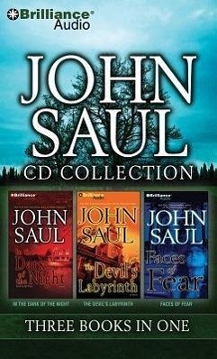 John Saul CD Collection 4: In the Dark of the Night, the Devil's Labyrinth, Faces of Fear - Saul, John