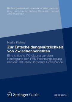 Cover Zur Entscheidungsnützlichkeit von Zwischenberichten