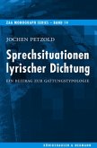 Sprechsituationen lyrischer Dichtung