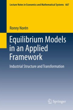 Equilibrium Models in an Applied Framework - Norén, Ronny