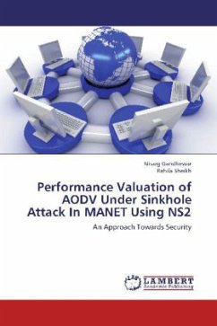 Performance Valuation of AODV Under Sinkhole Attack In MANET Using NS2 - Gandhewar, Nisarg;Sheikh, Rahila
