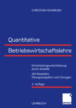 Quantitative Betriebswirtschaftslehre - Homburg, Christian