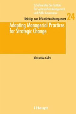 Cover Adapting Managerial Practices for Strategic Change