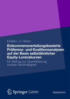 Cover Einkommensverteilungsbasierte Präferenz- und Koalitionsanalysen auf der Basis selbstähnlicher Equity-Lorenzkurven
