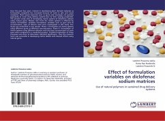 Effect of formulation variables on diclofenac sodium matrices