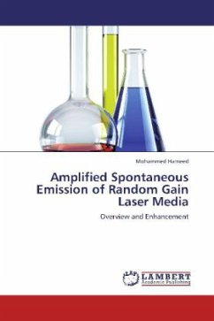 Amplified Spontaneous Emission of Random Gain Laser Media