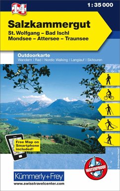 Cover Kümmerly+Frey Outdoorkarte Österreich 14 Salzkammergut 1:35.000