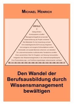 Den Wandel der Berufsausbildung durch Wissensmanagement bewältigen - Henrich, Michael